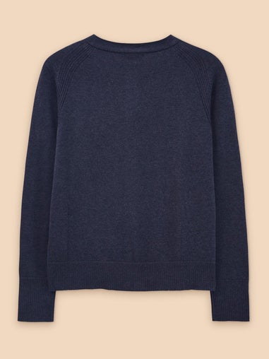 Strickjacke aus Bio-Baumwolle