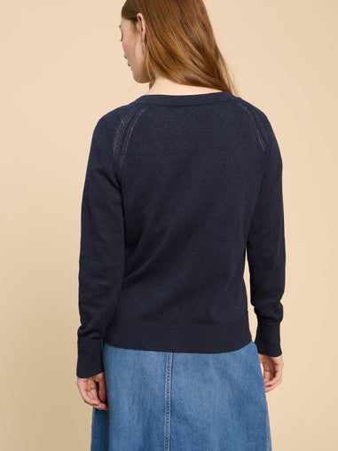 Strickjacke aus Bio-Baumwolle