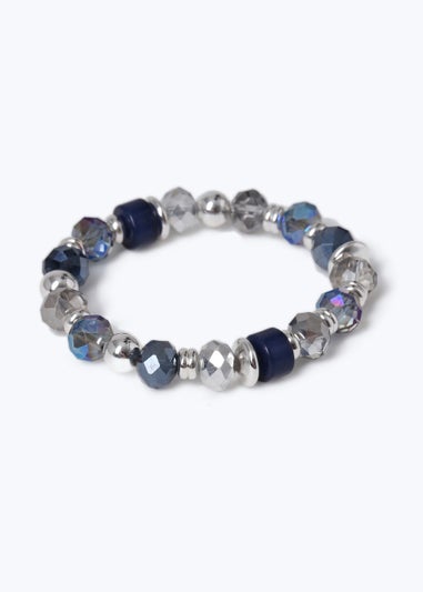 Blue Beaded Bracelet