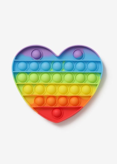 Multicoloured Heart Fidget Toy