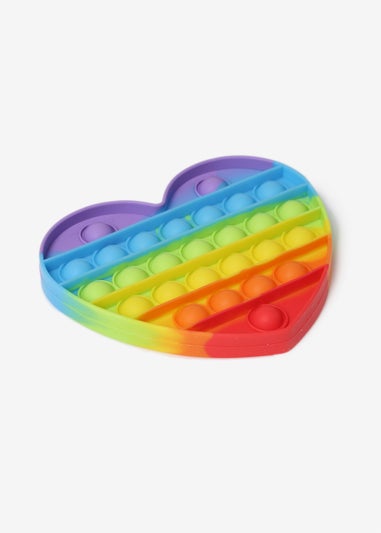Multicoloured Heart Fidget Toy