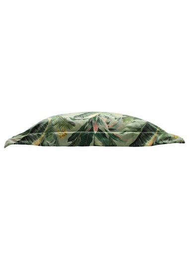Evans Lichfield Jungle Foliage Velvet Cushion (50cm x 50cm x 8cm)