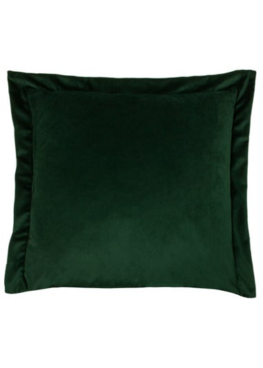 Evans Lichfield Jungle Foliage Velvet Cushion (50cm x 50cm x 8cm)
