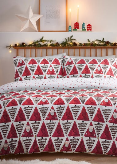 furn. Hide & Seek Santa Christmas Duvet Cover Set