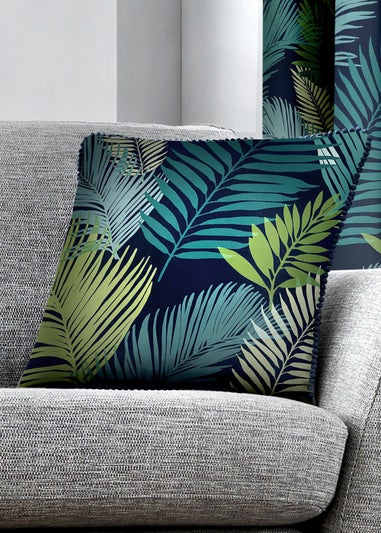Fusion Tropical Curtains Multi Filled Cushion (43cm x 43cm)