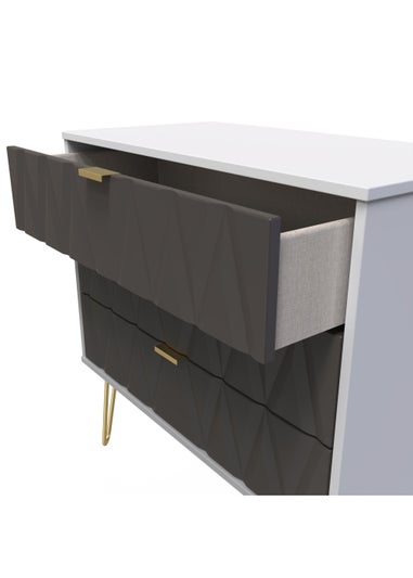 Swift Prism 3 Drawer Chest (74cm x 76.5cm x 39.5cm)