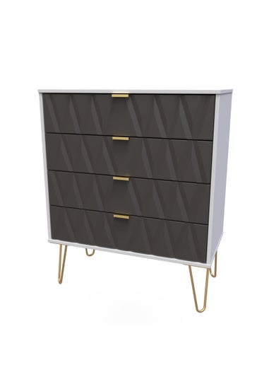Swift Prism 4 Drawer Chest (91cm x 76.5cm x 39.5cm)