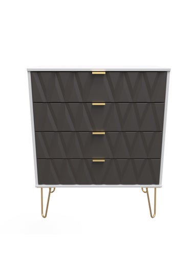 Swift Prism 4 Drawer Chest (91cm x 76.5cm x 39.5cm)