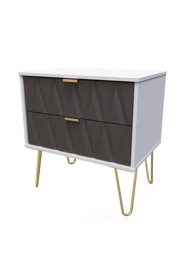 Swift Prism 2 Drawer Chest (57cm x 57.5cm x 39.5cm)