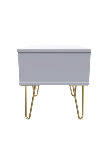 Swift Prism 1 Drawer Bedside Table (41cm x 45cm x 39.5cm)