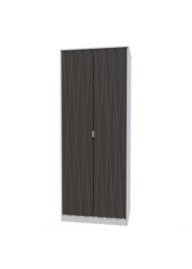 Swift Prism 2 Door Wardrobe (201.5cm x 76.5cm x 53cm)