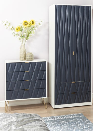 Ready Assembled Prism 5 Drawer Chest