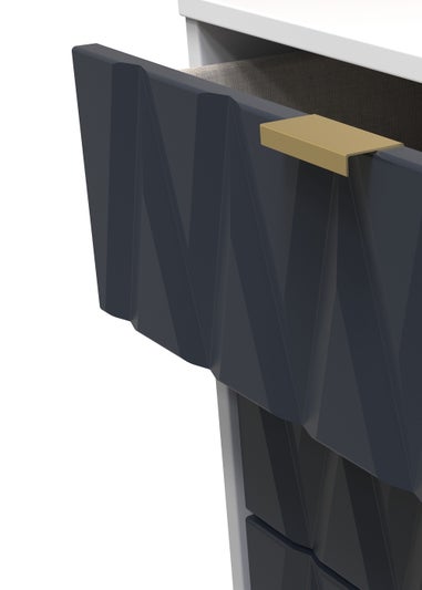 Swift Prism 3 Drawer Midi Chest (74cm x 39.5cm x 57.5cm)