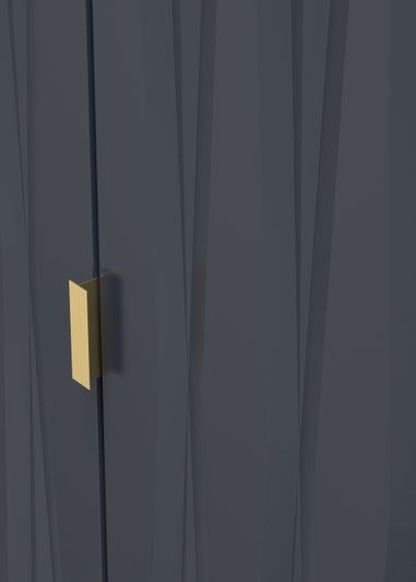 Swift Prism 2 Door Wardrobe (197cm x 53cm x 74cm)