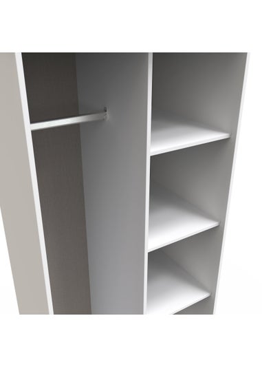 Swift Prism Open Shelf Wardrobe (197cm x 53cm x 74cm)