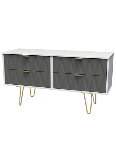 Swift Prism 4 Drawer End of Bed Chest (51cm x 112cm x 42cm )