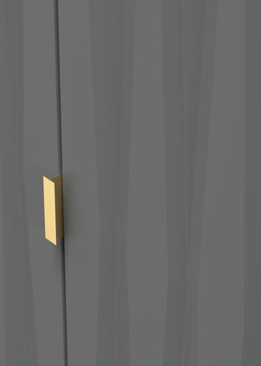 Swift Prism 2 Door Wardrobe (197cm x 53cm x 74cm)
