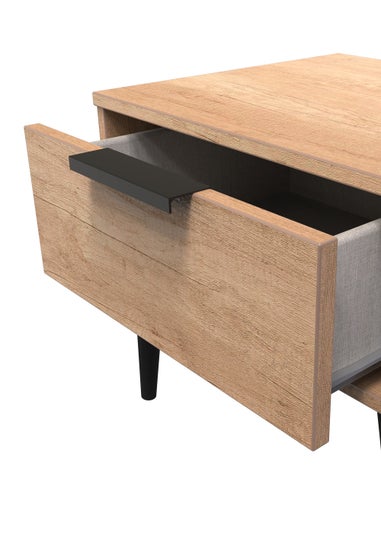 Swift Milano 1 Drawer Bedside Table (41cm x 39.5cm x 45cm)