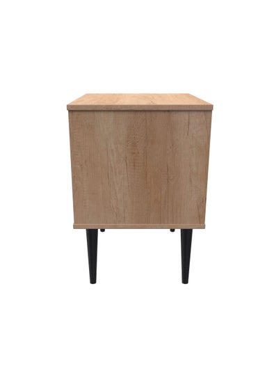 Swift Milano 2 Drawer Bedside Table (50.5cm x 41.5cm x 39.5cm)