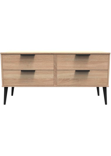 Swift Milano 4 Drawer End of Bed Chest (50.5cm x 41.5cm x 112cm)