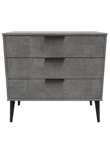 Swift Milano 3 Drawer Chest (69.5cm x 41.5cm x 76.5cm)