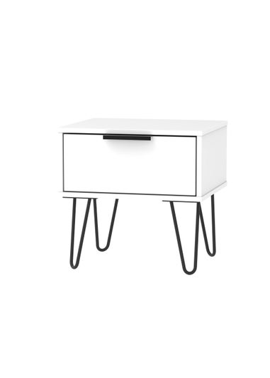 Swift Milano 1 Drawer Bedside Table (41cm x 39.5cm x 45cm)