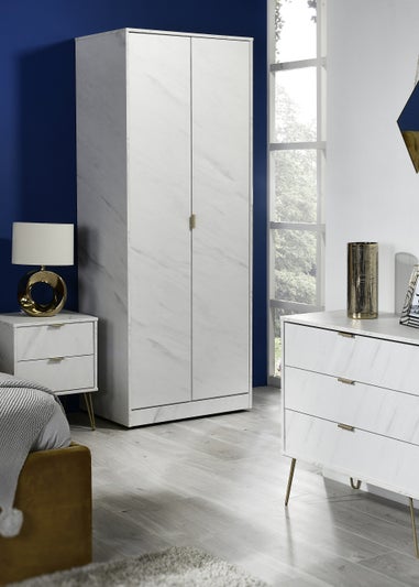 Swift Milano 1 Drawer Bedside Table (41cm x 39.5cm x 45cm)