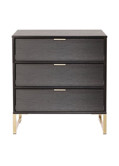 Swift Cordoba 3 Drawer Chest (72.5cm x 76cm x 39.5cm)