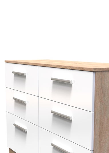 Swift Prague 6 Drawer Chest (79.5cm x 41.5cm x 112cm)