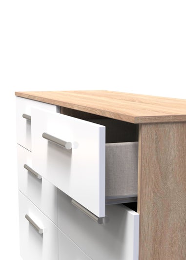 Swift Prague 6 Drawer Chest (79.5cm x 41.5cm x 112cm)