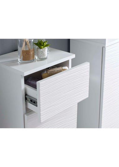 Lloyd Pascal Olsen Ripple Floor Cabinet (86cm x 30cm x 24cm)