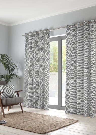 Fusion Navaho Eyelet Curtains