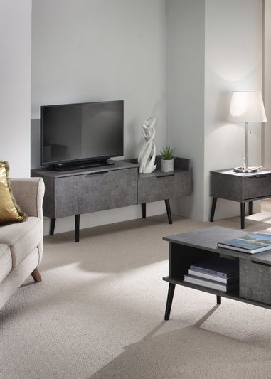 Swift Milano 1 Drawer Coffee Table (45.5cm x 39.5cm x 90.5cm)