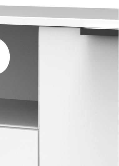 Swift Milano 2 Door 1 Drawer Wide TV Unit (64.5cm x 39.5cm x 144cm)