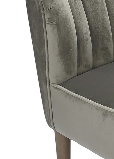 LPD Furniture Bella 2 Seater Sofa Grey