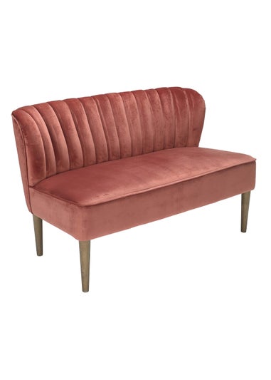 LPD Furniture Bella 2 Seater Sofa Pink