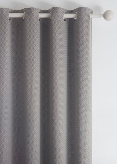 Dreams & Drapes Indiana Jacquard Eyelet Curtains