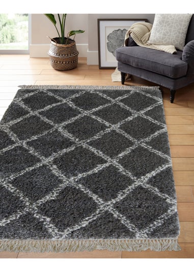 Homemaker Safi Fringe Geo Rug