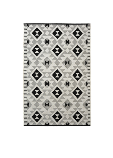 Homemaker Indoor/Outdoor Geo Chequed Rug