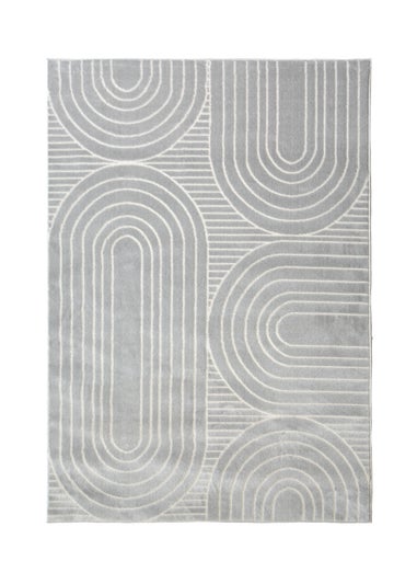 Homemaker Abstract Ovals Rug