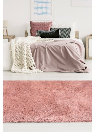 Homemaker Pink Softwashable Rug