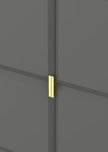 Swift Cube 2 Door Tall Wardrobe (197cm x 53cm x 74cm)