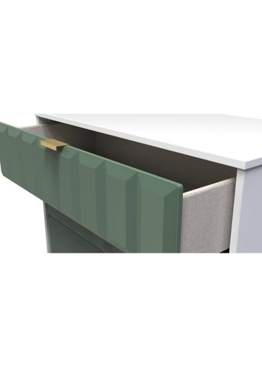 Swift Cube 5 Drawer Chest of Drawers (107.5cm x 76.5cm x 41.5cm)
