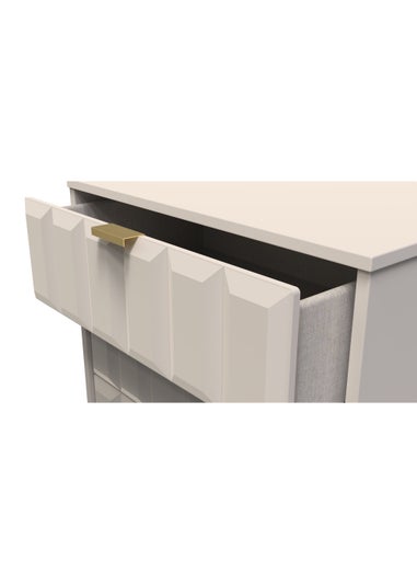 Swift Cube 3 Drawer Midi Chest of Drawers (74cm x 39.5cm x 57.5cm)