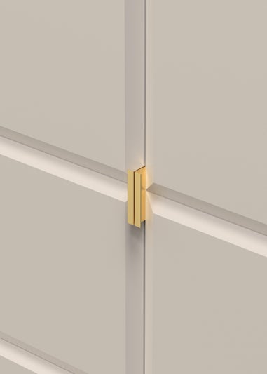 Swift Cube 2 Door Tall Wardrobe (197cm x 53cm x 74cm)