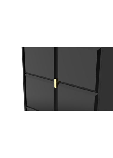 Swift Cube 2 Door Tall Wardrobe (197cm x 53cm x 74cm)