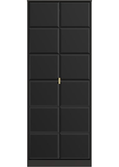 Swift Cube 2 Door Tall Wardrobe (197cm x 53cm x 74cm)