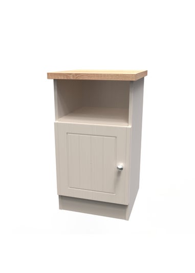Swift Vienna 1 Door Bedside Cabinet (69.5cm x 41.5cm x 39.5cm)