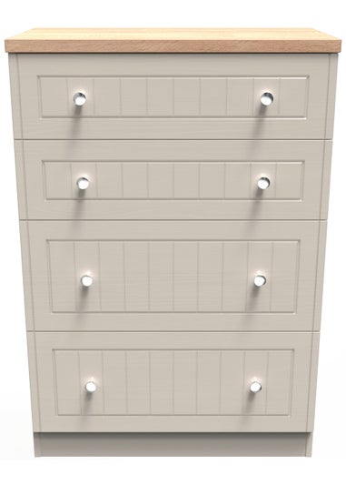 Swift Vienna 4 Drawer Deep Chest (107.5cm x 41.5cm x 76.5cm)