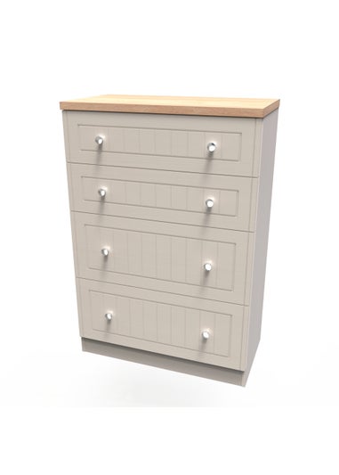 Swift Vienna 4 Drawer Deep Chest (107.5cm x 41.5cm x 76.5cm)